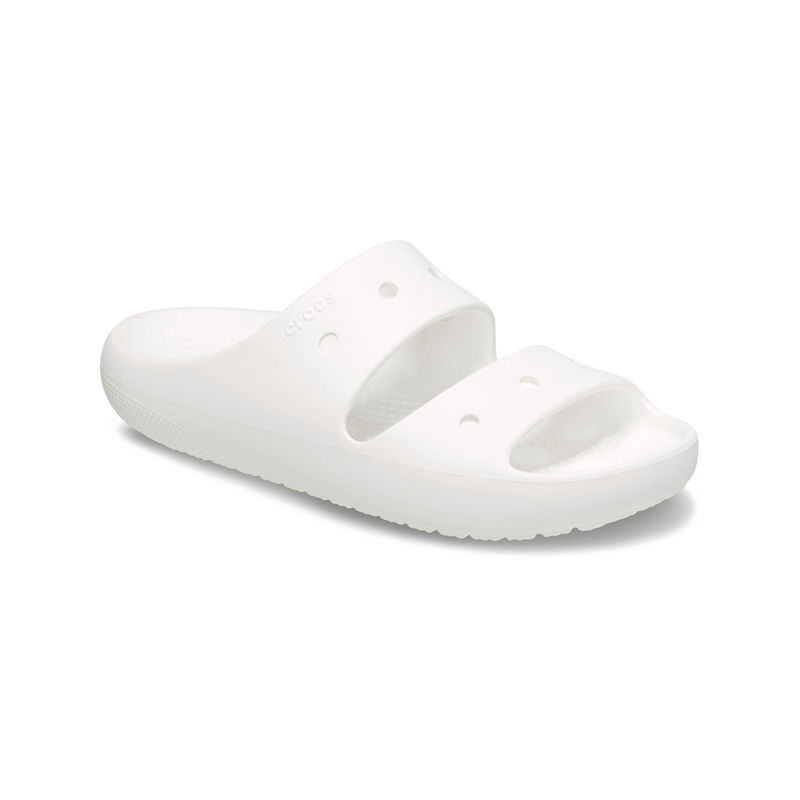 Crocs Unisex Classic Sliders v2 White (US 8)