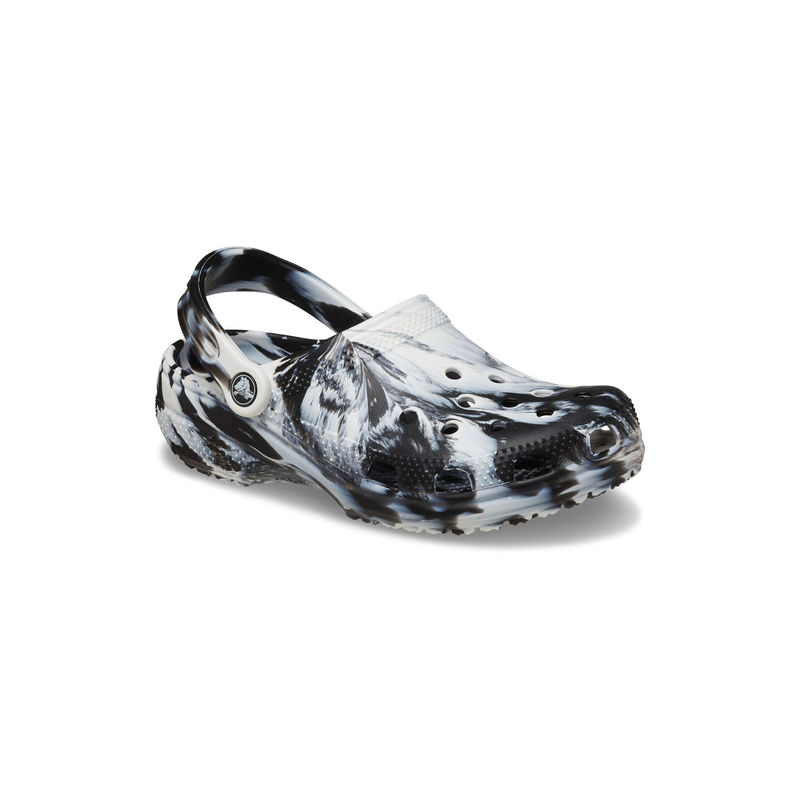 Crocs Multi-Color Classic Marbled Clogs (US 8)