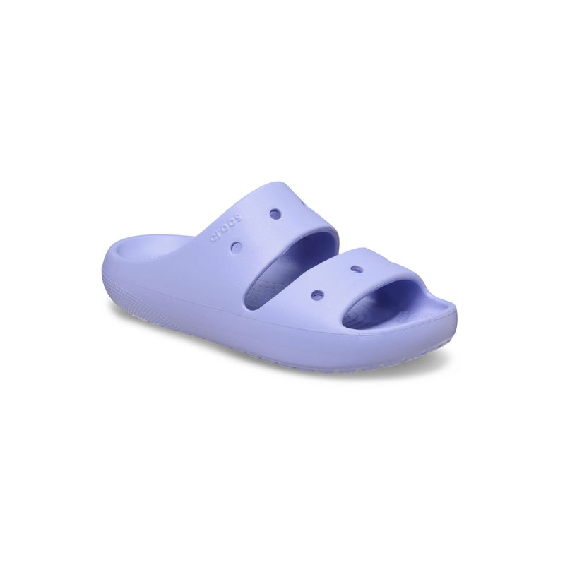 Crocs Purple Classic Sliders (US 7)