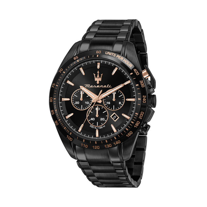 Maserati Sport Date Analog Dial Black Men's Watch R8873612048