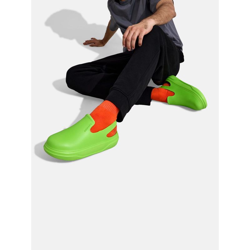 Neeman's Unisex Green Solid Cushers Clogs (UK 9)