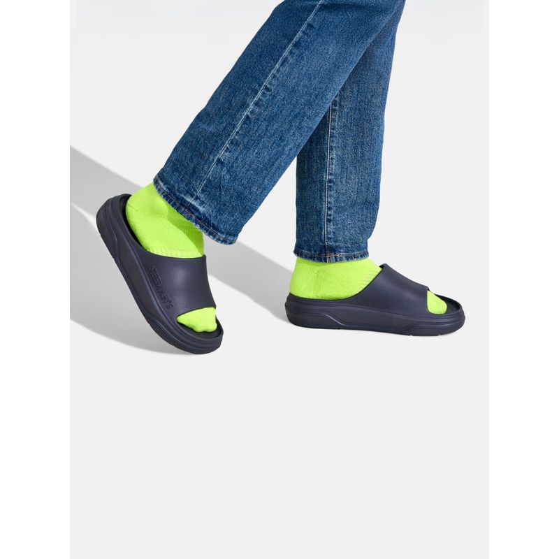 Neeman's Unisex Grey Solid Cushers Sliders (UK 7)