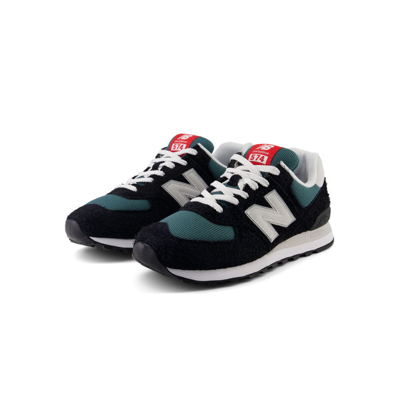 New Balance Unisex U574XX Black Green Matter Sneakers (UK 10)