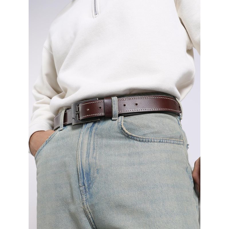 Puma Unisex Ultimo Solid Brown Belt (L)