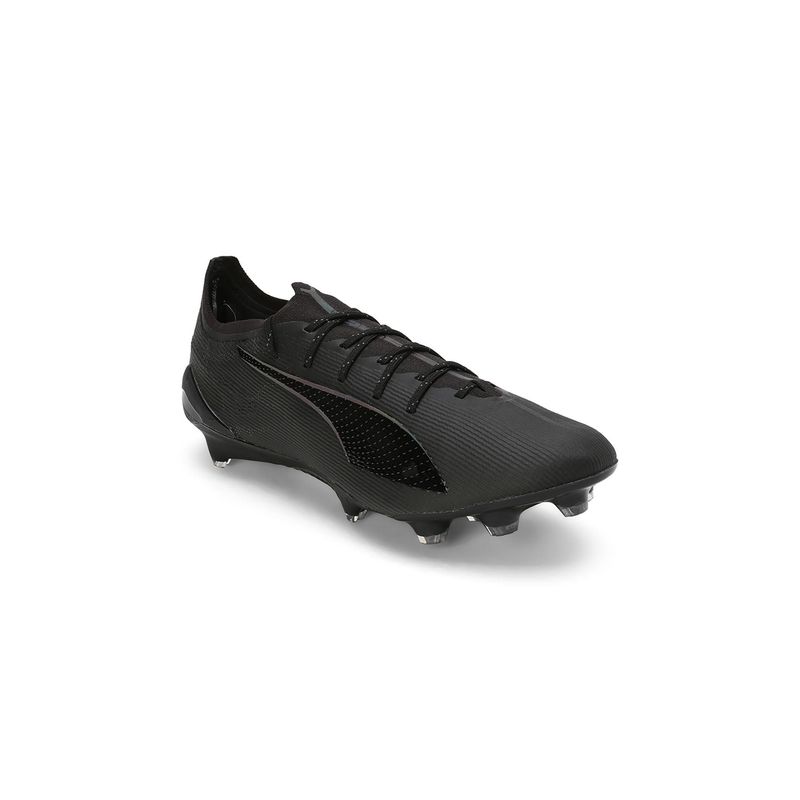 Puma ULTRA 5 ULTIMATE FG Unisex Black Football Shoes (UK 4)