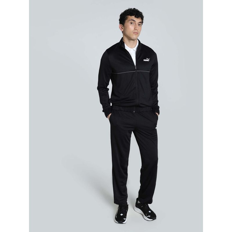 Puma Ess Poly Op Men Black Tracksuit (Set of 2) (XL)