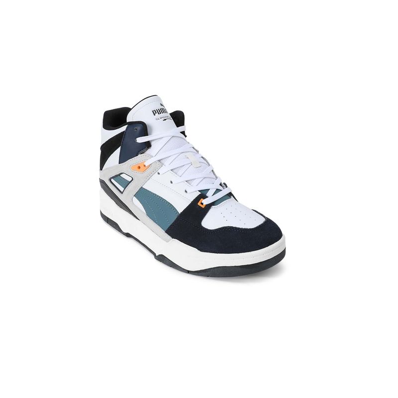 Puma Slipstream Hi Heritage Res Unisex White Sneakers (UK 6)