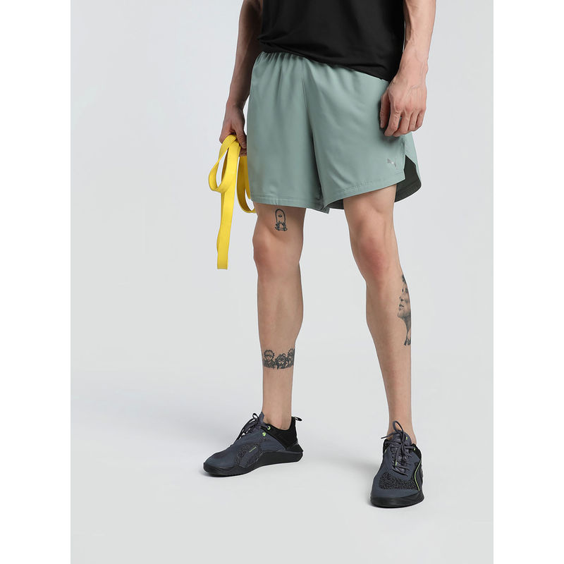 Puma Ultraweave 5 Running Men Green Shorts (M)
