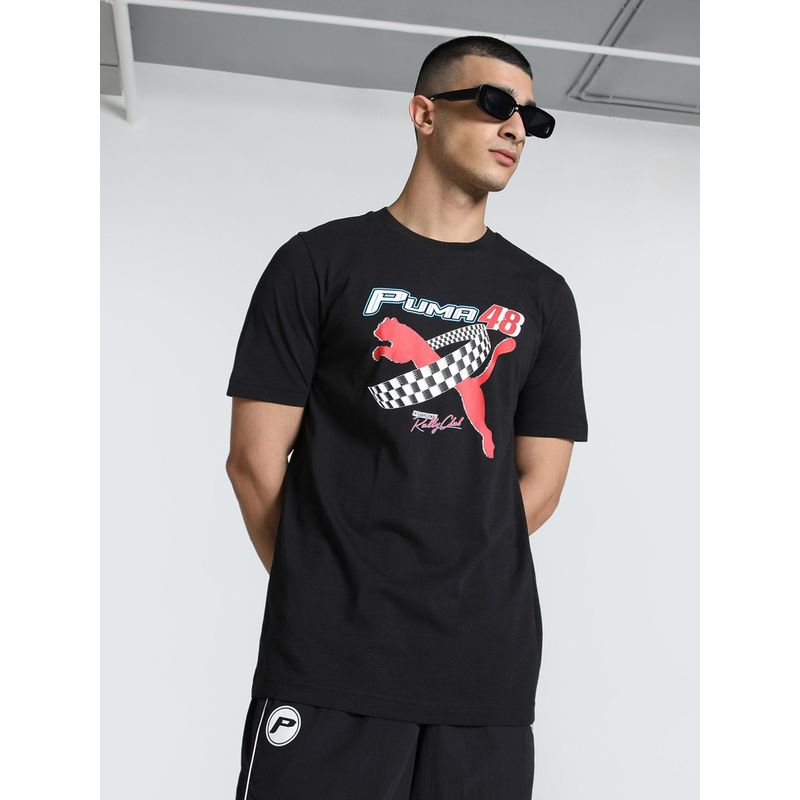 Puma Graphics Moto Mens Black T-Shirt (S)