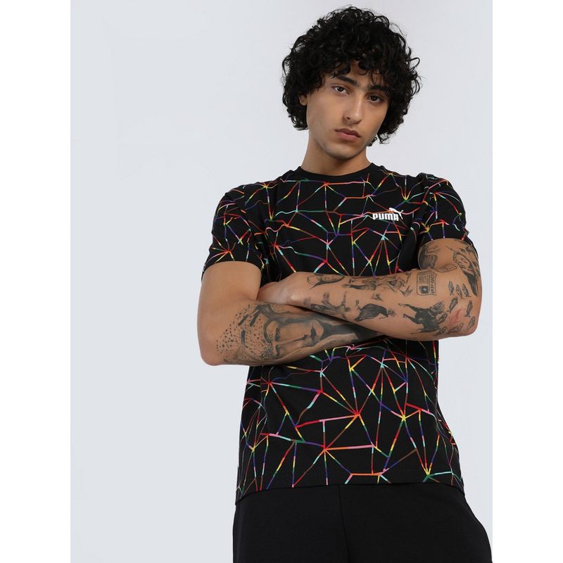 Puma Love United Mens Black T-Shirt (S)