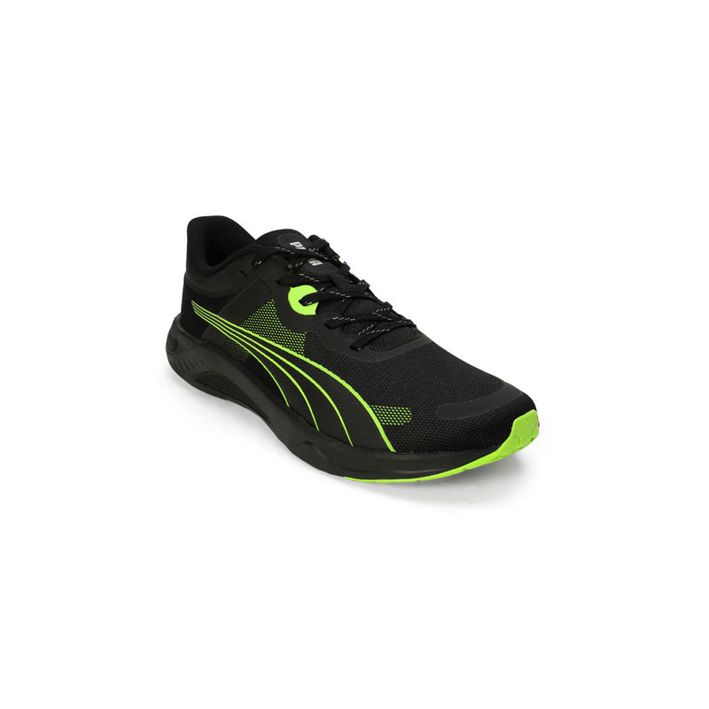 Puma Vitality Connect Men Running Shoes Black & Green (UK 10)