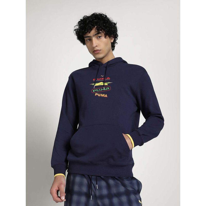 Puma Road To Unity Graphic Mens Blue Hoodie (S)