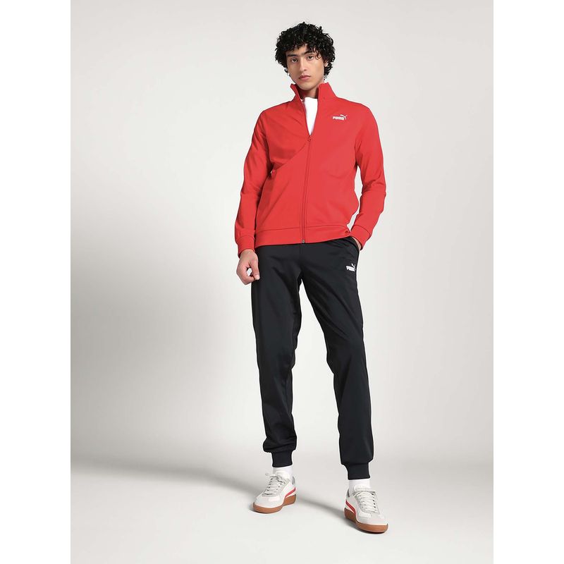 Puma Men Red Jacket & Trackpant (Set of 2) (S)