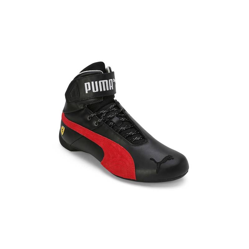 Puma Scuderia Ferrari Future Cat Mid Motorsport Black Sneakers (UK 3)
