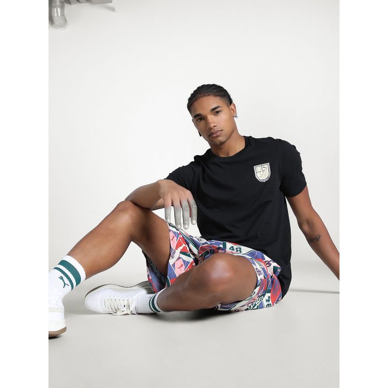 Puma Black Sports Legacy Graphic Men's T-Shirt (S)