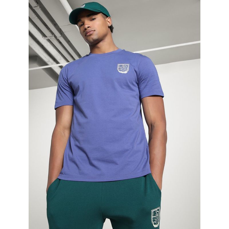 Puma Blue Sports Legacy Graphic Men's T-Shirt (S)