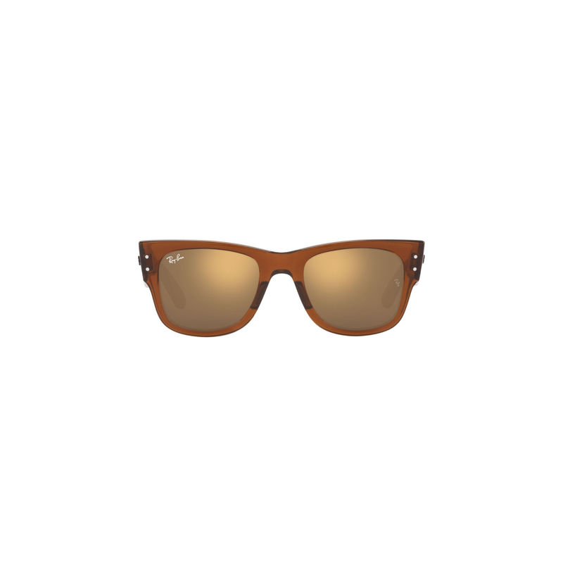 Buy Ray-Ban Transparent Brown Sunglasses (0RB0840S-Square-Brown