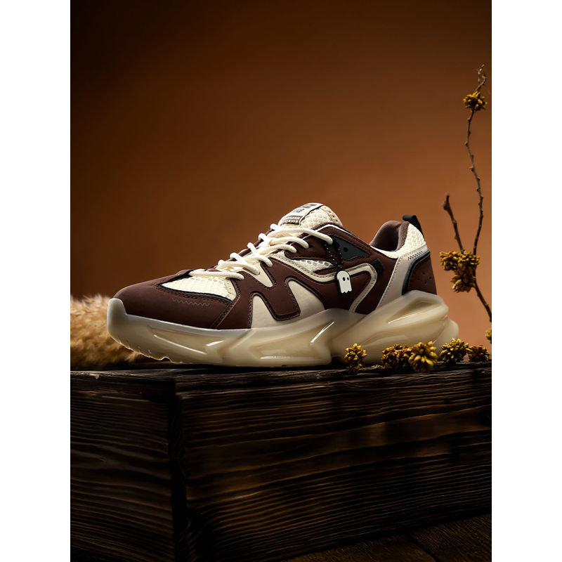 The Souled Store Originals Ubz Reverb: Mocha Men's Low Top Sneakers (UK 6)