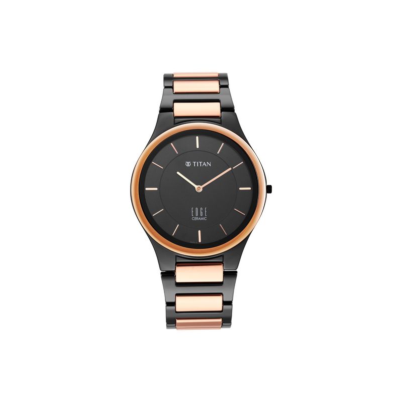 Buy Titan Edge Ceramic 1696KC01 Black dial Analog watch for Men