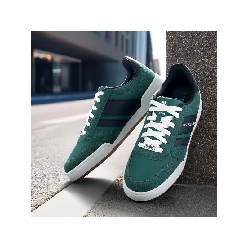U.S. POLO ASSN. Men GREN Sneakers Green (UK 10)
