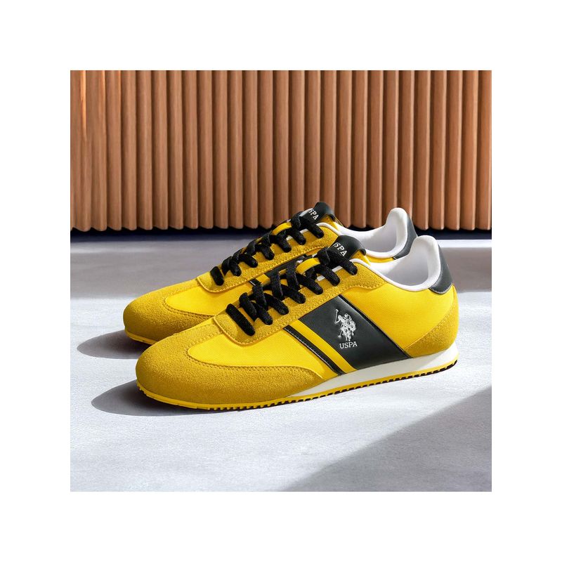 U.S. POLO ASSN. Men VADLER Sneakers Yellow (UK 10)