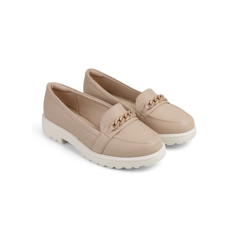 MODARE Beige Casual Loafers (EURO 36)