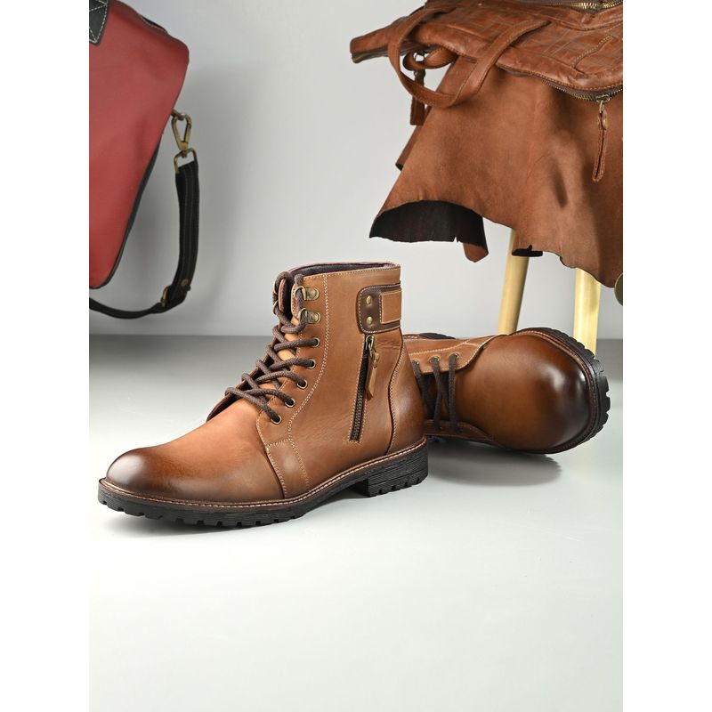 HARRYKSON LONDON Men All Day Wear leather Casual Boots - Tan (UK 6)