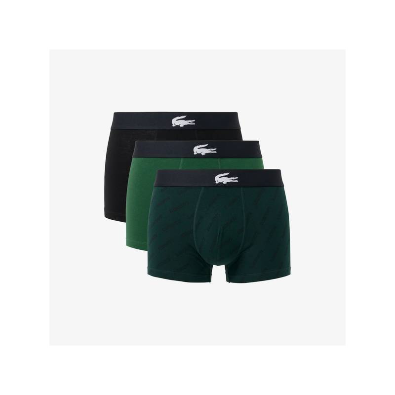 Lacoste Stretch Cotton Trunks (Pack of 3) (S)