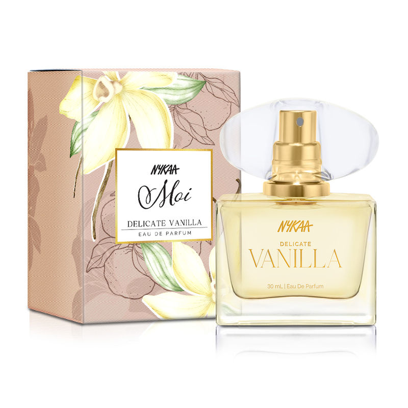 Moi By Nykaa Delicate Vanilla Perfume with Vanilla & Lily for Women