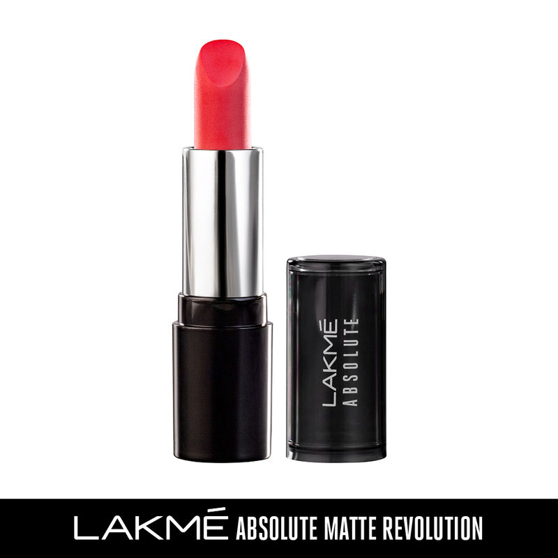Lakme Absolute Matte Revolution Lip Color - 403 Coral Pink