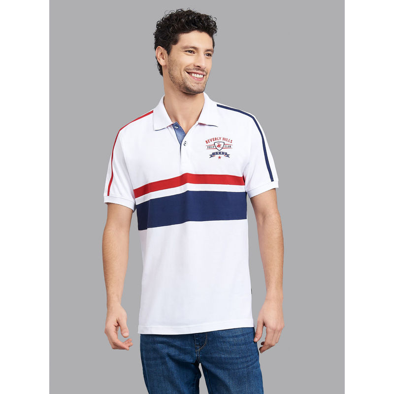 Beverly Hills Polo Club Silver Streak Polo T-Shirt (S)