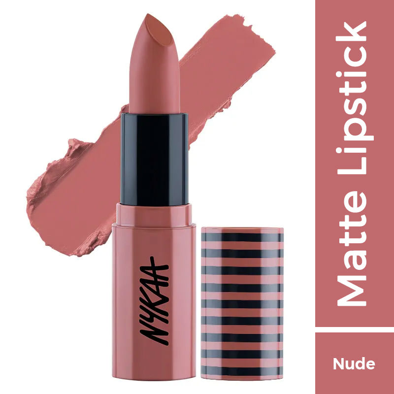 Nykaa So Crème! Creamy Matte Lipstick- Wakeup Makeup