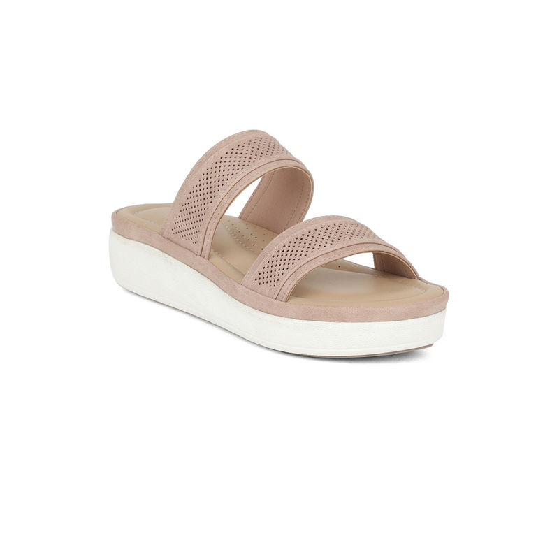 Bata Textured Beige Heels (UK 6)