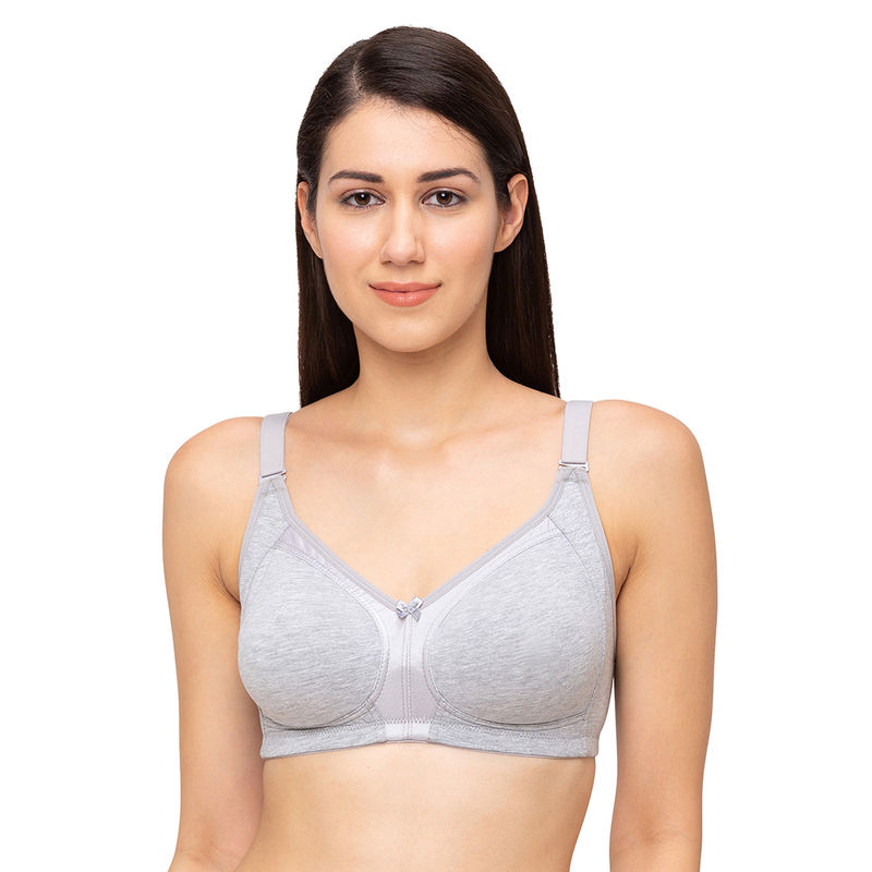 Juliet Women's Non padded Non Wired minimiser bra -SHRISHTI - Grey (38C)