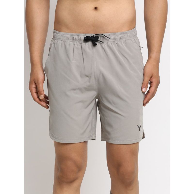 INVINCIBLE Grey Men Feather Weight Cross Fit Shorts (2XL)