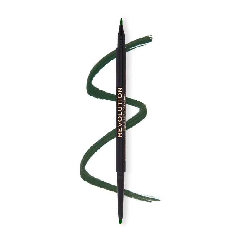 Makeup Revolution Felt & Kohl Eyeliner - Green