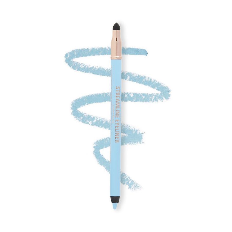 Makeup Revolution Streamline Waterline Eyeliner Pencil-Ultra Creamy Smudge Proof Smokey Looks - Blue