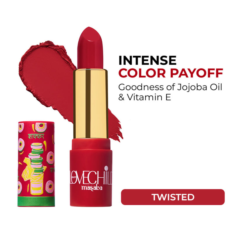 LoveChild Masaba Luxe Matte Lipstick - 10 Twisted
