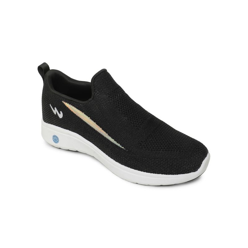 Campus Draft Men Black & Beige Running Shoes (UK 7)