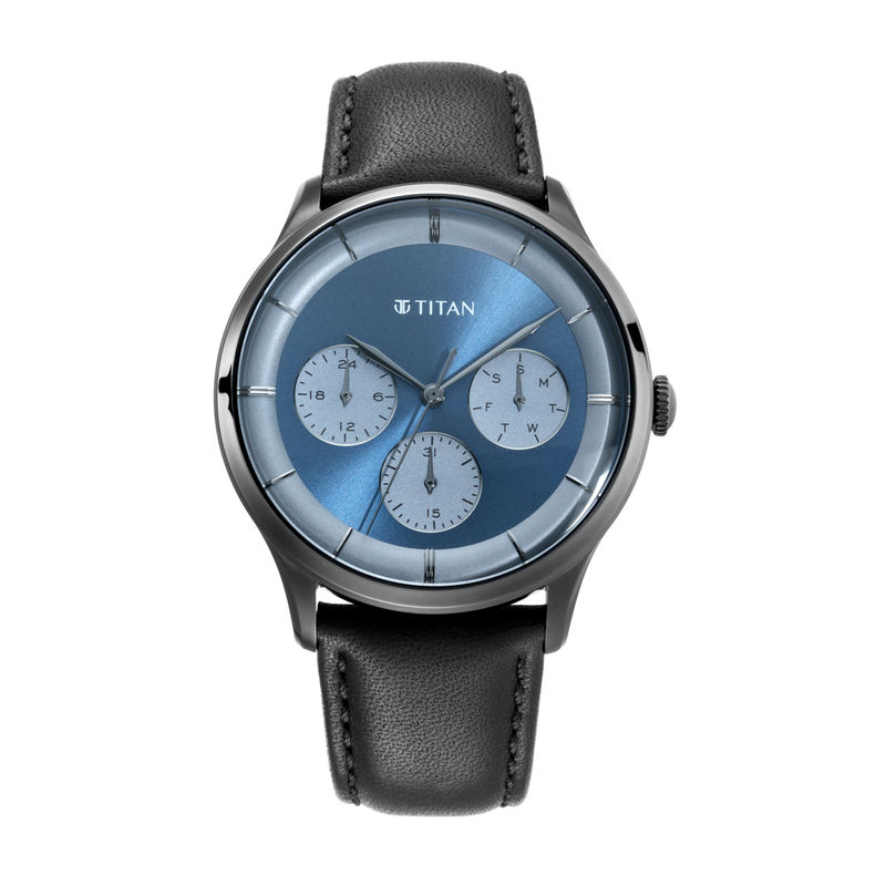Buy Titan Light Leathers 90125QL01 Analog Watches For Men Online