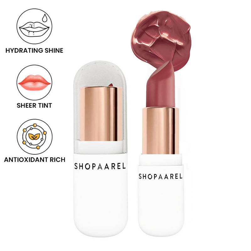 Shopaarel Wet Lips Lip Balm Vitamin E Tinted Glossy Soft Smooth Hydrated Lips-Candy 03