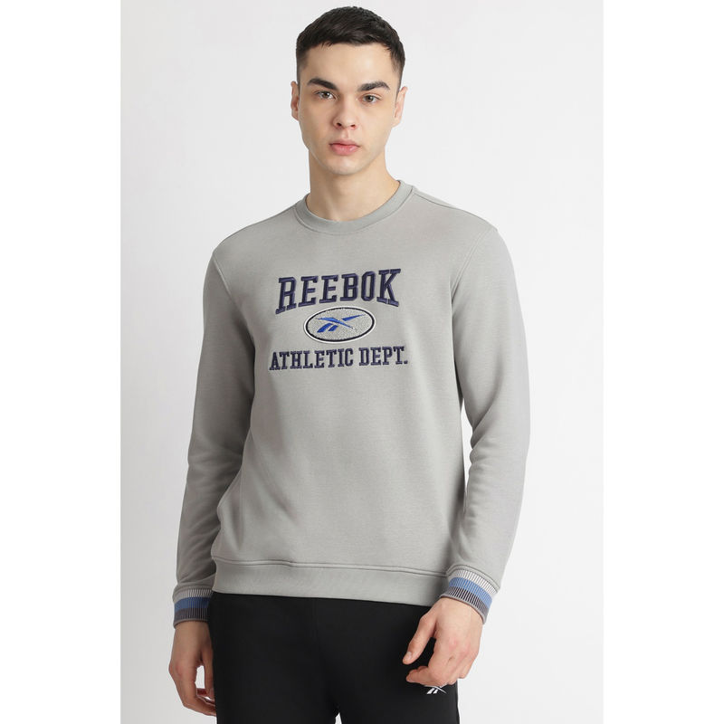 Reebok Men Grey Sweatshirt (S)