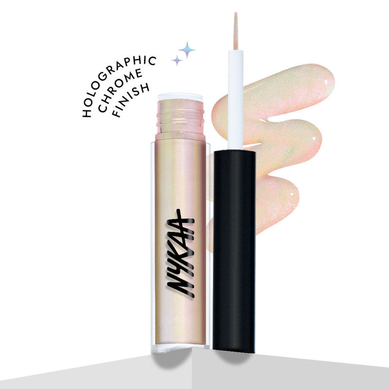 Nykaa Cosmetics Stardust Dual Chrome Eyeliner with Holographic Finish - I'm Glitching