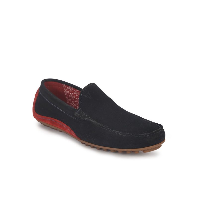 V8 by Ruosh Blue Solid-Plain Loafers (EURO 43)