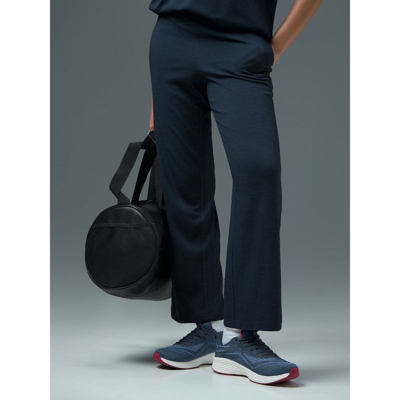 Technosport Navy Blue Polyester Trackpant (M)