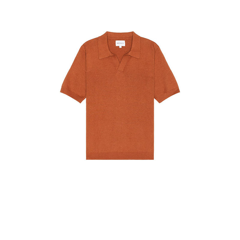 Norse Projects Leif Cotton Linen Polo (L)