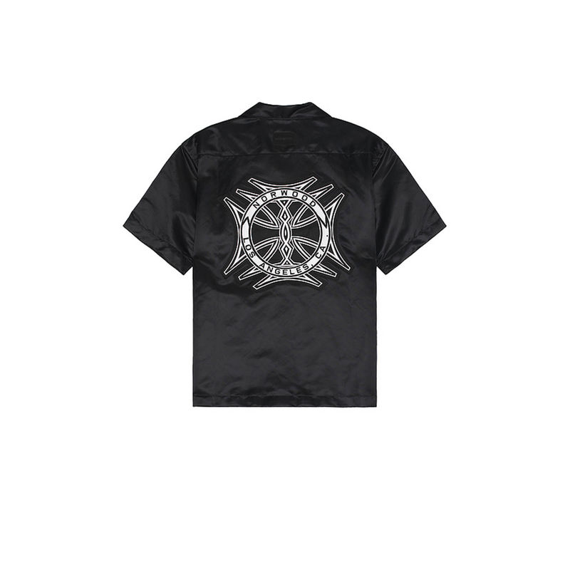 Norwood Cropped Evening Button Down Shirt (L)