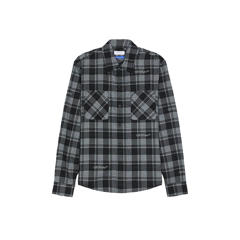 OFF-WHITE Check Flannel Shirt (L)