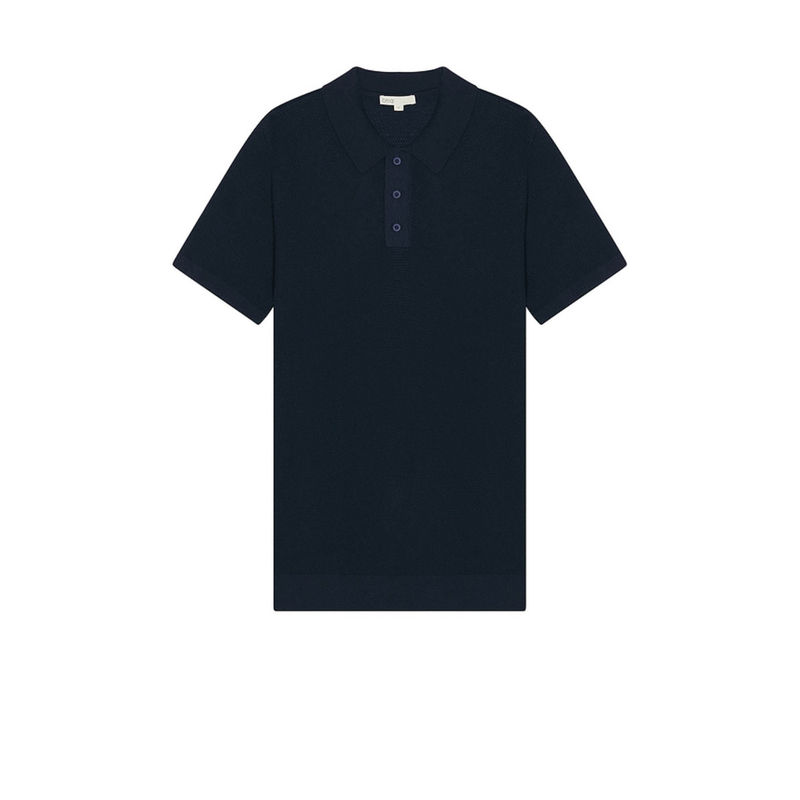 onia Cotton Textured Knit Polo (L)