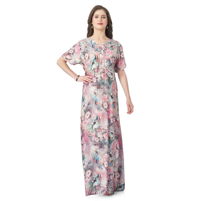 July Nightwear Pink Modal Nightdress (L)